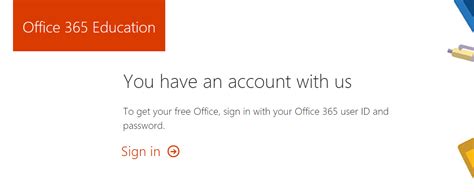 ms office sign up